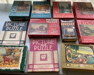 REDUCED!  $18.75 now, was  $25.00......Vintage Puzzles Lot : (A33)