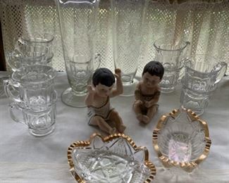 CLEARANCE!  $4.00 now, was $16.00......Glassware and Piano Babies (A24)