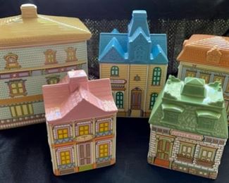 $30.00......The Townhouse Canister Collection, set of 5 (A68)