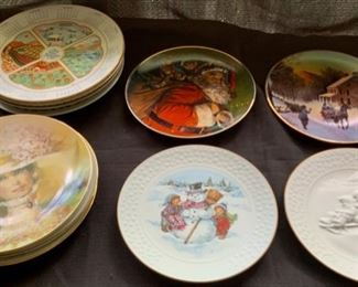 HALF OFF !  $4.00 now, was $10.00......11 Collector Plates (A62)