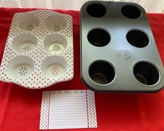 HALF OFF !  $6.00 now, was $12.00......Muffin Pans, Both New with Boxes (A117)