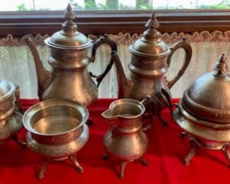 CLEARANCE!  $4.00 now, was $30.00......Vintage Heavy Silver Coffee Tea Set (A138)