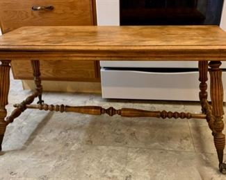  $85.00.......Antique Ball and Claw Bench, 37 1/2" x 14", 19 1/2" tall (A190)