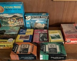 REDUCED!  $9.00 now, was $12.00......Lot of 10 Vintage Puzzles (A183)