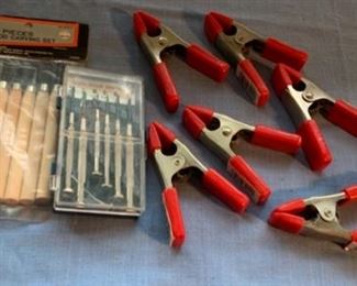 $12.00......Carving Set, Clamps and more (A174)