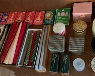 HALF OFF !  $6.00 now, was $12.00......Candle Lot (A159)