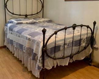 $400.00......Cast Iron Antique Full Size Bed (A325)