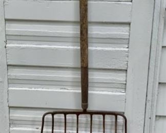 HALF OFF!  $16.00 now, was $45.00........Very Old and Primitive  Pitch Fork (A309)