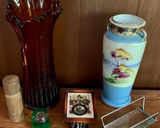 HALF OFF !  $4.00 now, was $14.00........Nippon Vase, Magnifier and More (AA6)