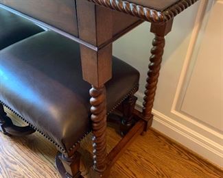 Close Up of Bernhardt Console Table