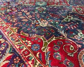 Close up of Hand-knotted Persian Area Rug