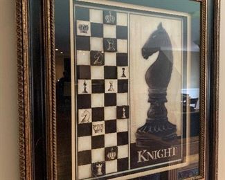 $100 - Chess Decor Picture - Measures 26.5” x 30”