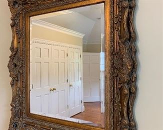 $300 - LUXURY Beveled Mirror - Mirror measures 20” x 23.5”, With frame measures 31” x 35”