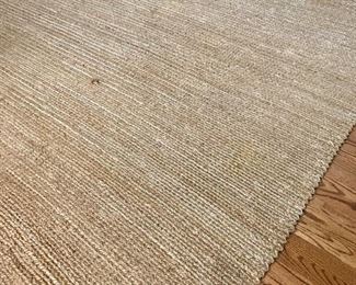 $150 - Heathered Chenille Jute Area Rug #6 - AS IS - Measures 8’ x 10’