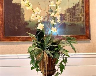 $50 - Floral Arrangement #7 - Measures 18” W x 34” H