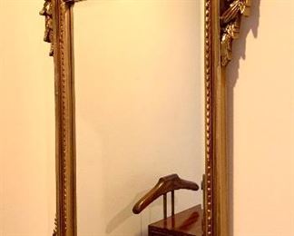 $200 - STUNNING Gold Frame with Beveled Mirror - Measures 22” x 43”