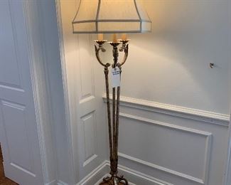 $350 - STUNNING Floor Lamp by Fine Art Lamps - Measures 68” tall and shade measures 18.5” diameter
