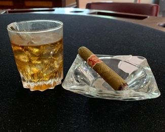 Faux Cocktail ($18) and Cigar in Ashtray ($18)
