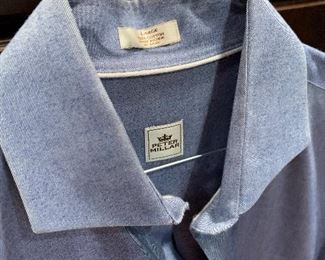 $30 - DESIGNER Peter Millar Dress Shirt - Mens size large. Shop more designer shirts at the sale!