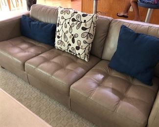Barrett leather sofa 