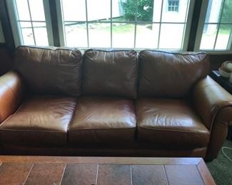 leather sofa