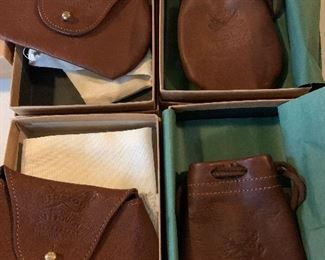 4 NIB Colonel Littleton  leather pouches