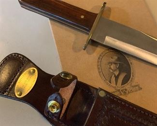 Large Colonel Littleton bowie knife, new in box -pristine