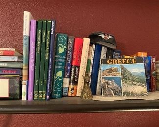 Travel books on Greece
