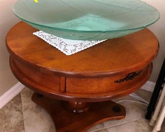 Solid wood occasional table