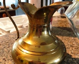 Brass pitcher