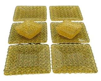 31. Vintage Amber Depression Era Glassware