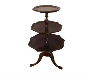 58. Three 3 Tier Pie Table
