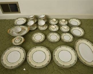 63. Dublin F  B JapanFloral Urns China Set by MEITO