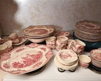 82. Old Britain Castles China Set by Johnson Brothers