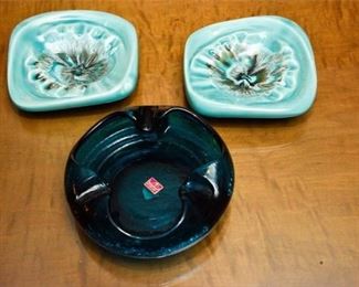 97. Three 3 Vintage Ashtrays
