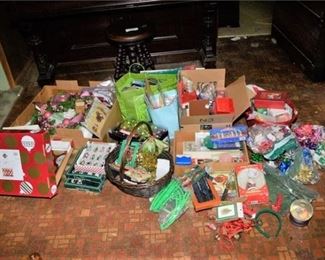 99. Group Lot Of Christmas Decorations