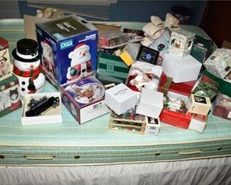 115. Group Lot Of Christmas Decorations