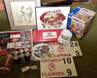 123. Group Lot Of UGA Memorabilia