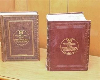 129. Two 2 Vintage Dictionaries