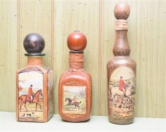 134. Three 3 Vintage Bottles