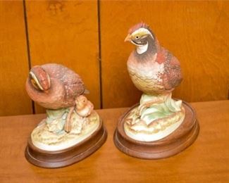 137. Two 2 Andrea Ceramic Bird Figurines