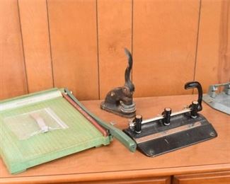 143. Four 4 Vintage Office Items