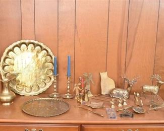 144. Group Lot Of Brass Items