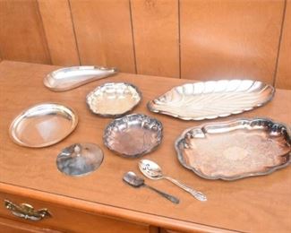 181. Group Lot Of Silver Plated Items