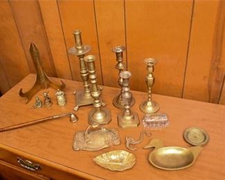 182. Group Lot Of Brass Items