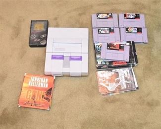 186. Super Nintendo and Game Boy With Games
