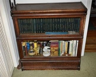 205. Oak Two 2 Two Section Barristers Bookcase