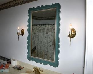 233. Unique Painted Wall Mirror