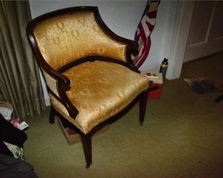 236. Round Back Upholstered Armchair