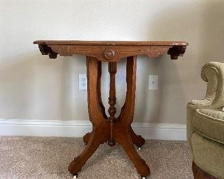 Antique Eastlake Table (30w 23d 29h) $120 -DISCOUNTED TO $90 OBO